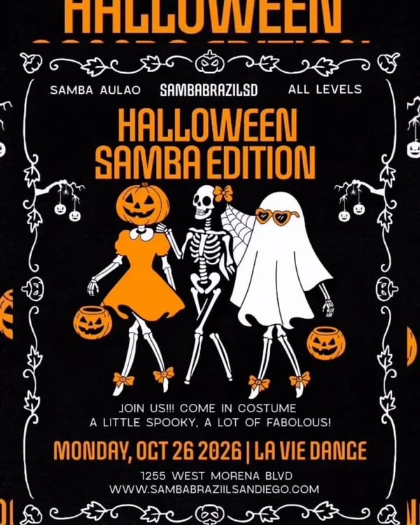 Halloween Samba Edition - Poster del evento