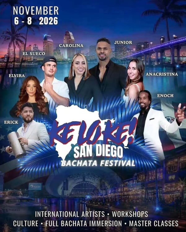 Keloke San Diego Bachata Festival - Event poster