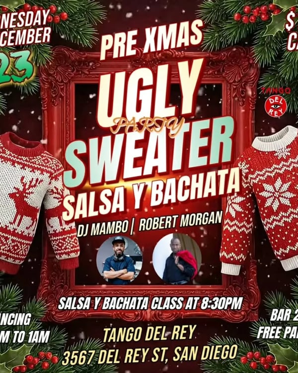 Pre Xmas Ugly Sweater Party - Event poster
