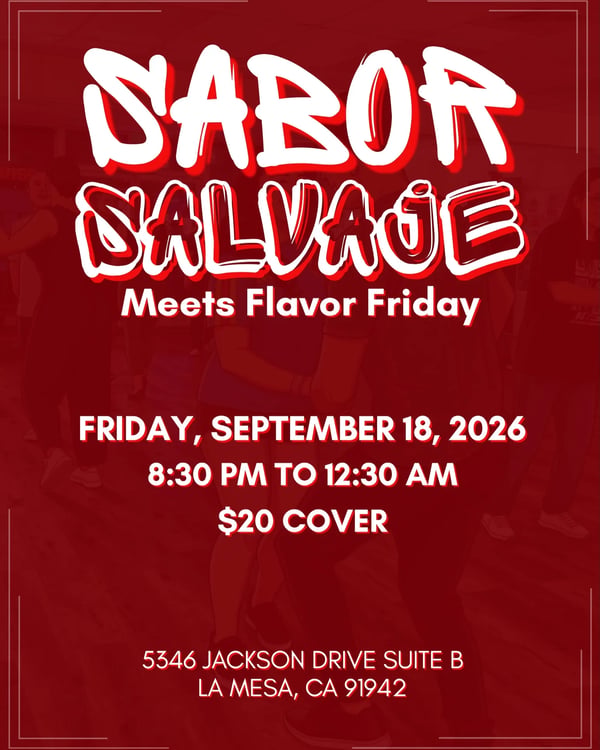 Sabor Salvaje Meets Flavor Friday - Event poster