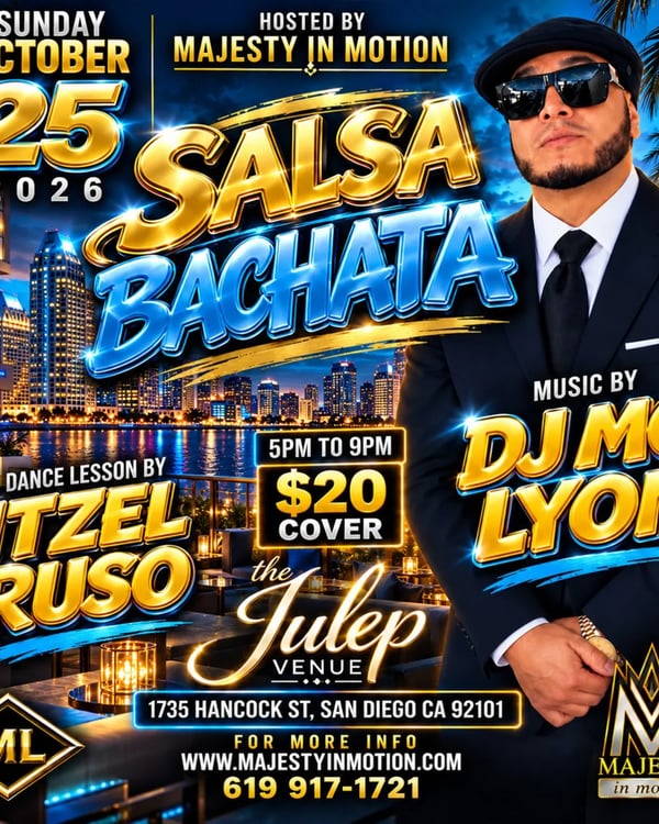 Salsa Bachata - Poster del evento
