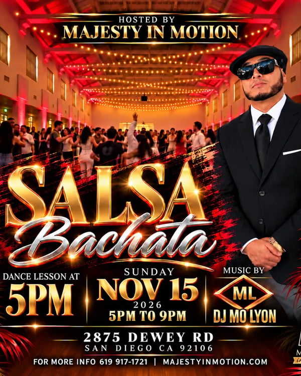 Salsa Bachata - Poster del evento