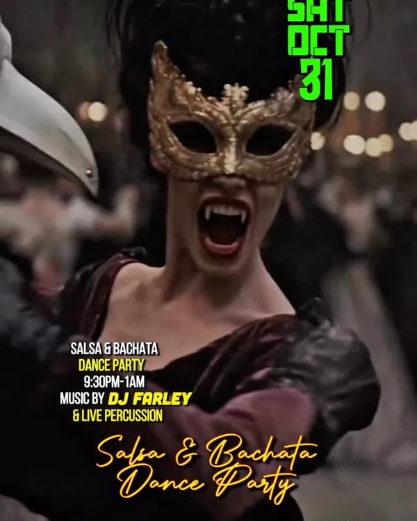Salsa & Bachata Dance Party - Poster del evento