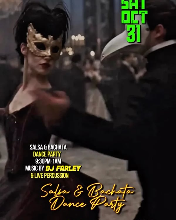 Salsa & Bachata Dance Party - Poster del evento