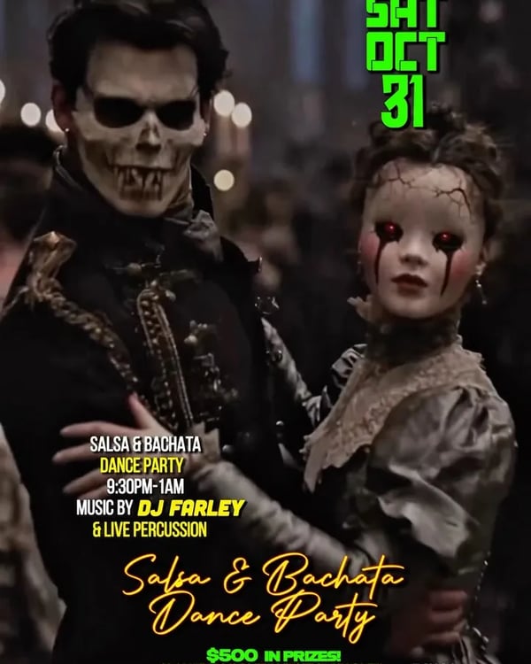 Salsa & Bachata Dance Party - Poster del evento