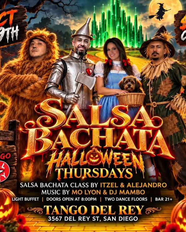 Salsa Bachata Halloween Thursdays - Poster del evento