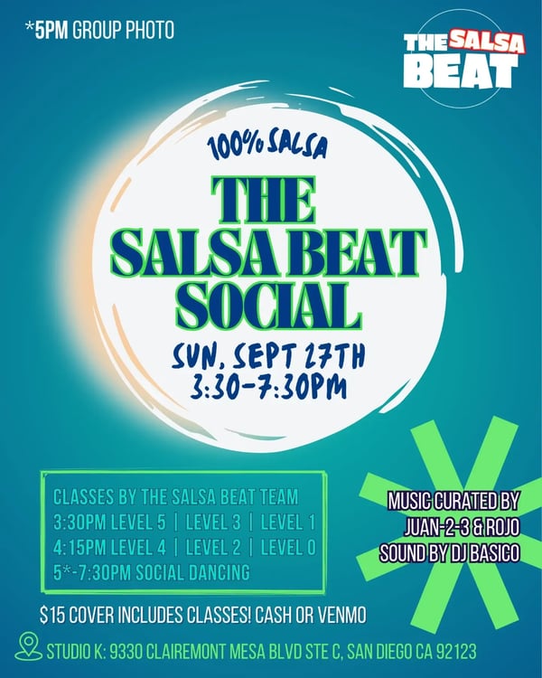 The Salsa Beat Social - Poster del evento