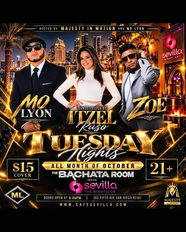 Tuesday Nights - Poster del evento
