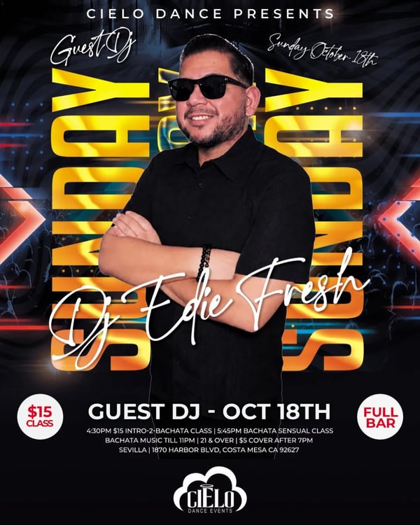 Sunday social - Poster del evento