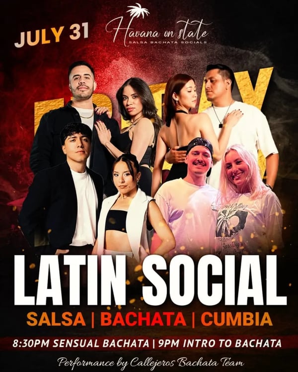 Havana on State Latin Social - Event poster