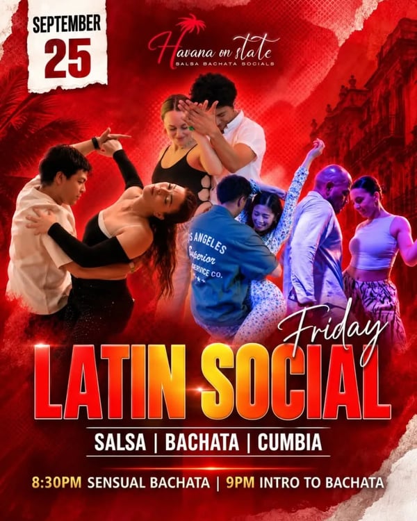 Havana on State Latin Social - Event poster
