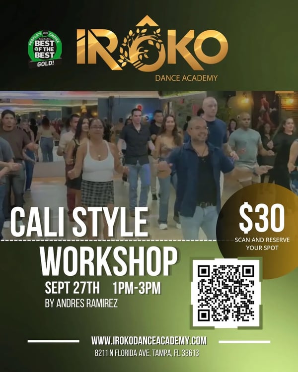 Cali Style Workshop - Poster del evento