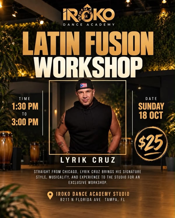 Latin Fusion Workshop - Poster del evento