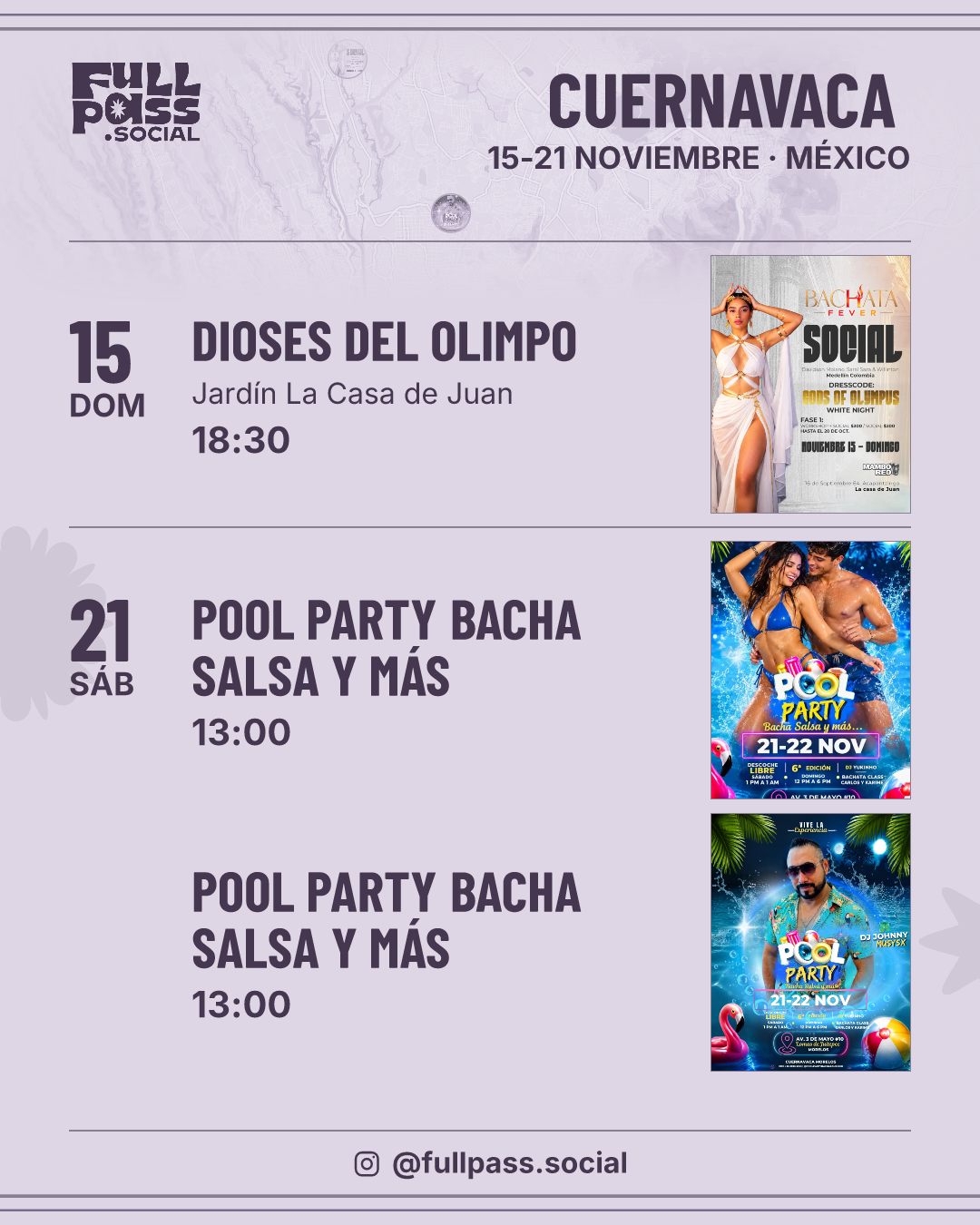 Eventos de salsa y bachata en Cuernavaca