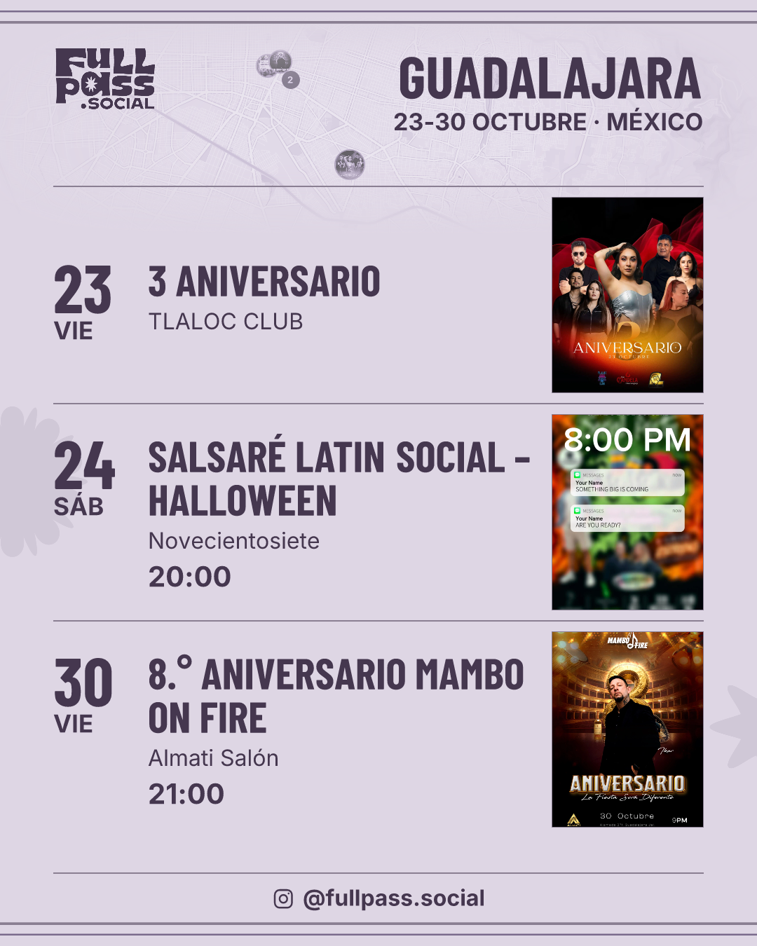 Eventos de salsa y bachata en Guadalajara
