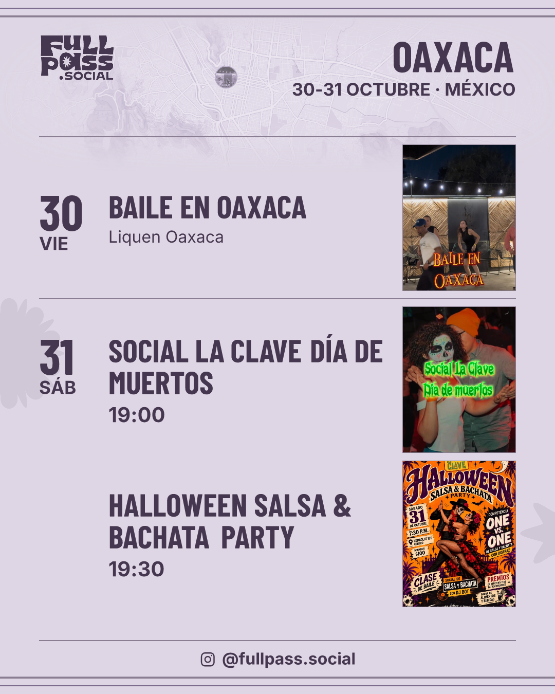 Eventos de salsa y bachata en Oaxaca