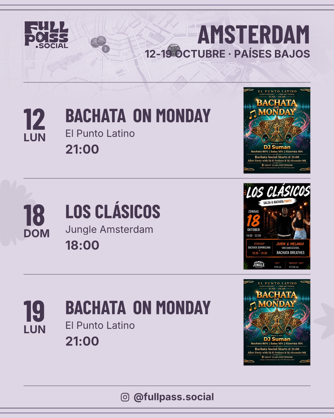 Eventos de salsa y bachata en Amsterdam