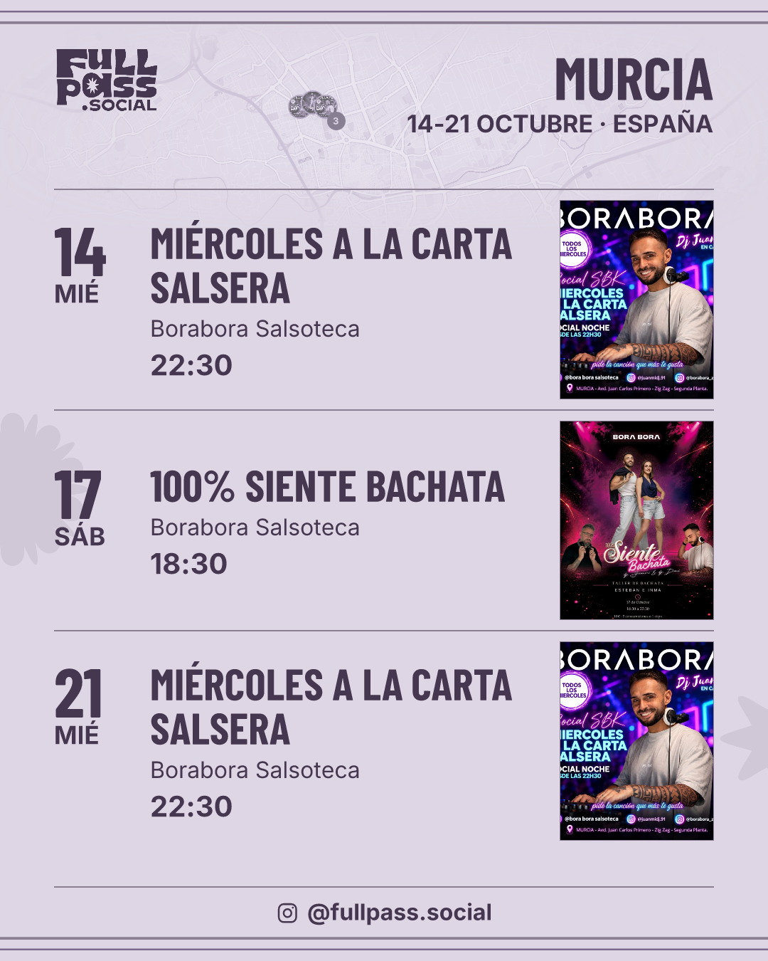 Eventos de salsa y bachata en Murcia